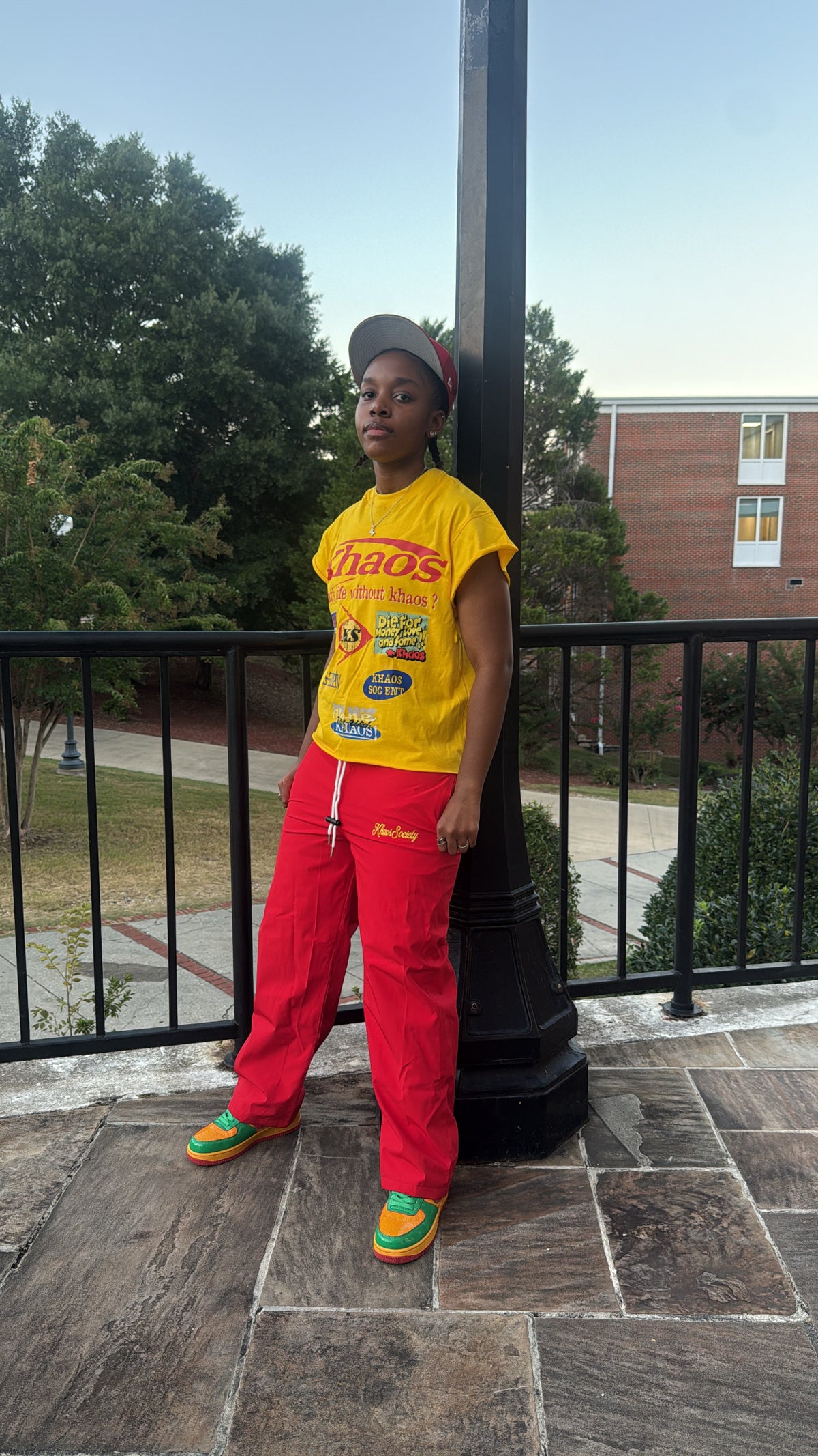Yellow Khaos Tee Set