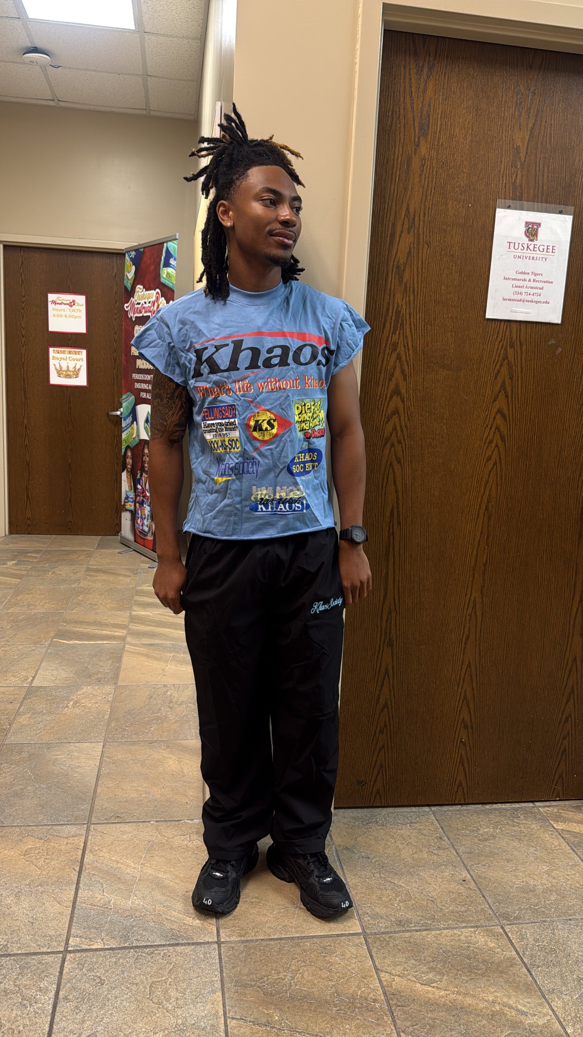 Blue Khaos Tee Set