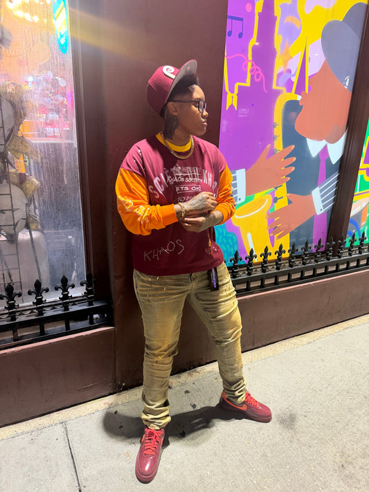 Burgundy Societe Du Khaos Tee