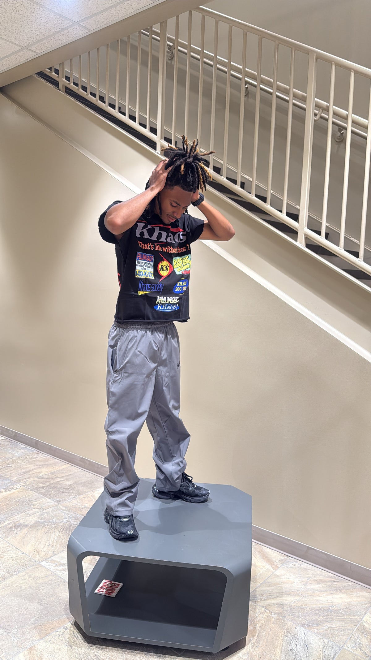Black Khaos Tee Set