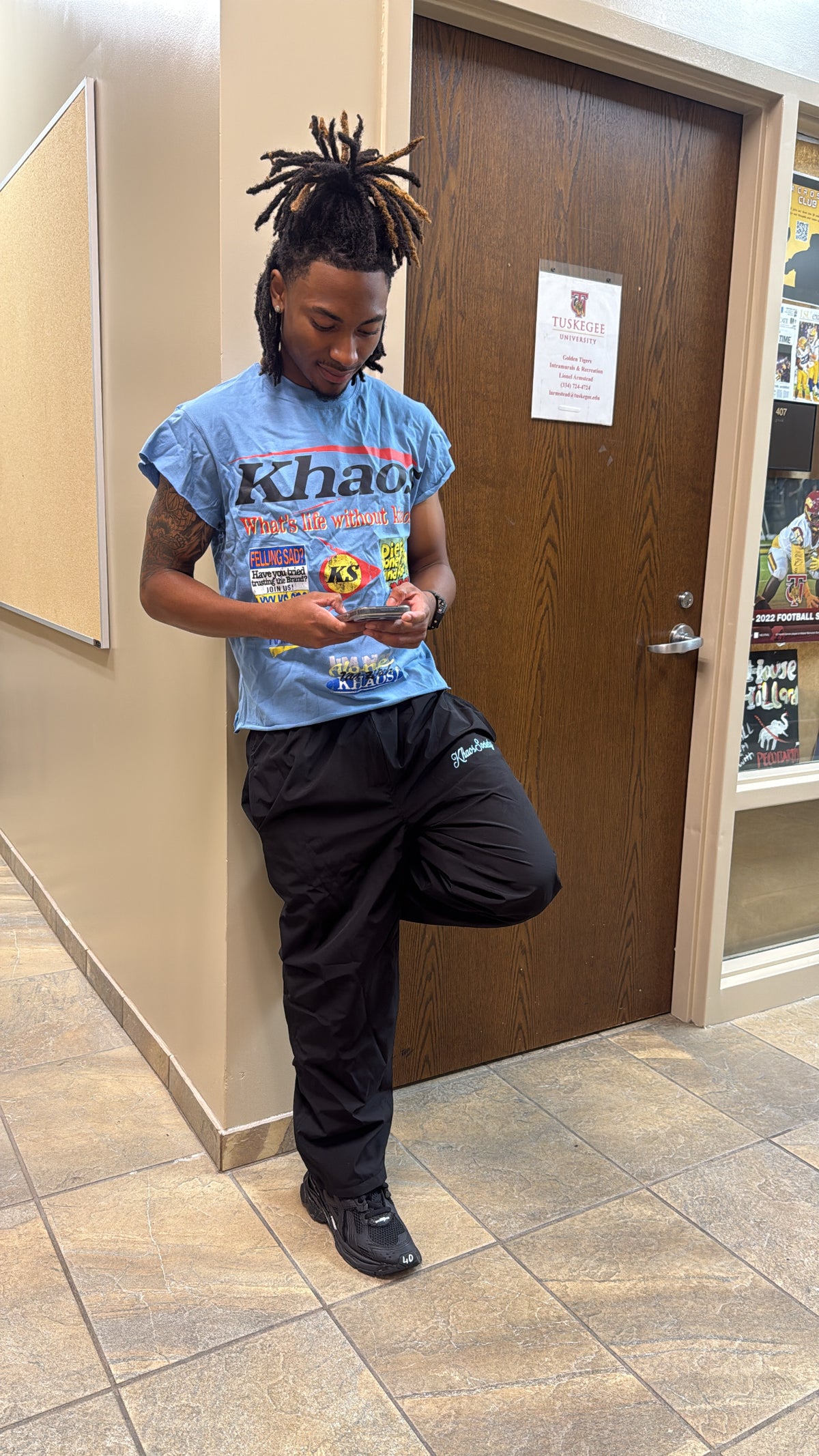 Blue Khaos Tee Set