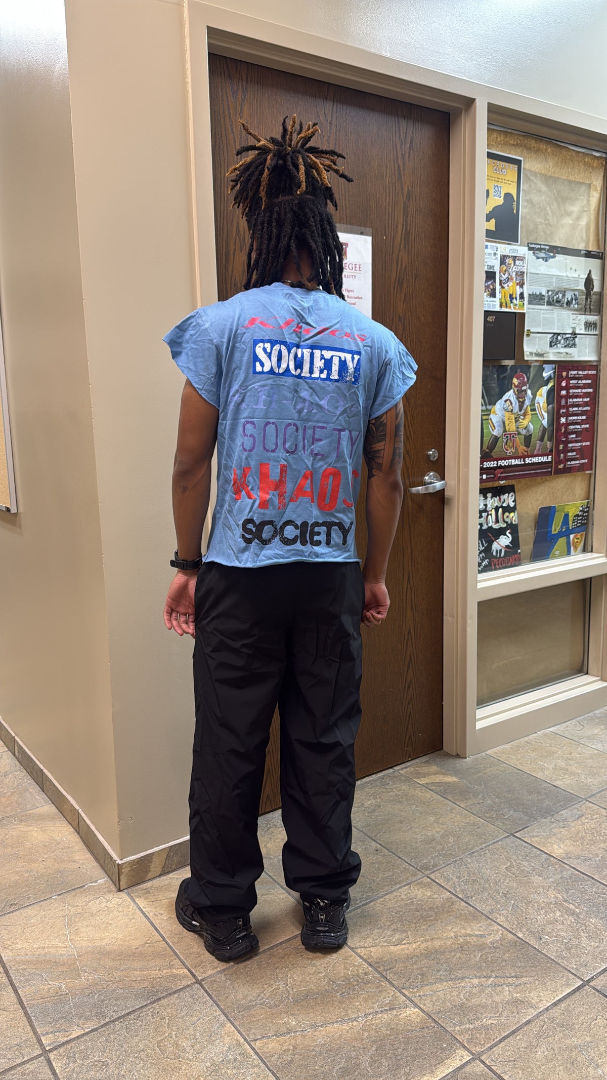 Blue Khaos Tee Set